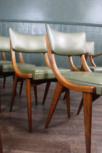 Load image into Gallery viewer, English Beech Stoe BenChair of Frome; Table and Chairs c.1960