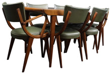Load image into Gallery viewer, English Beech Stoe BenChair of Frome; Table and Chairs c.1960