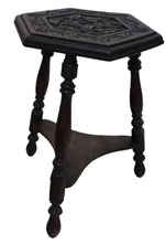 Load image into Gallery viewer, European Handcarved Petite Table c.1900