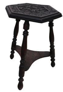 European Handcarved Petite Table c.1900