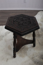 Load image into Gallery viewer, European Handcarved Petite Table c.1900