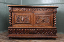 Load image into Gallery viewer, French Carved Oak Sideboard c.1900
