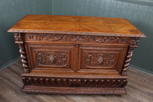 Load image into Gallery viewer, French Carved Oak Sideboard c.1900