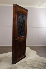 Load image into Gallery viewer, English Oak Corner Cabinet