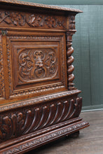 Load image into Gallery viewer, French Carved Oak Sideboard c.1900