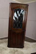 Load image into Gallery viewer, English Oak Corner Cabinet