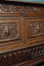 Load image into Gallery viewer, French Carved Oak Sideboard c.1900
