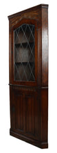 Load image into Gallery viewer, English Oak Corner Cabinet