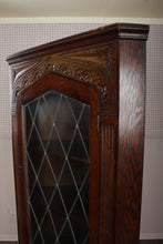 Load image into Gallery viewer, English Oak Corner Cabinet