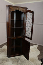 Load image into Gallery viewer, English Oak Corner Cabinet