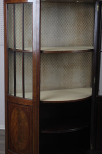 English Inlaid Mahogany Cabinet c.1900