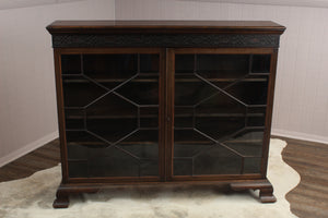 English Mahogany Bookcase c.1900