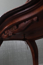 Load image into Gallery viewer, Black Forest Carved Inlaid Music Chair c.1890