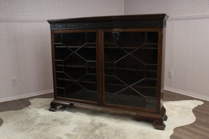 English Mahogany Bookcase c.1900