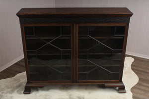 English Mahogany Bookcase c.1900