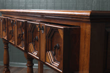 Load image into Gallery viewer, English Oak Sideboard c.1900