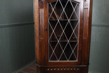 Load image into Gallery viewer, English Oak Corner Cabinet c.1950