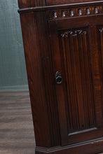 Load image into Gallery viewer, English Oak Corner Cabinet c.1950