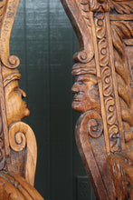 Load image into Gallery viewer, Fantastic English Oak Wainscot Chairs Pair c.1810