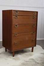 Load image into Gallery viewer, English Midcentury Chest of Drawers by Meredew c.1960