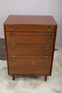 English Midcentury Chest of Drawers by Meredew c.1960