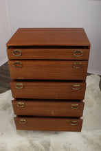 Load image into Gallery viewer, English Midcentury Chest of Drawers by Meredew c.1960