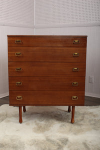 English Midcentury Chest of Drawers by Avalon c.1960