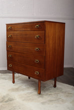 Load image into Gallery viewer, English Midcentury Chest of Drawers by Avalon c.1960