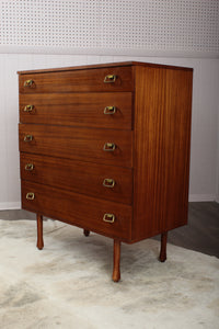 English Midcentury Chest of Drawers by Avalon c.1960