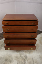 Load image into Gallery viewer, English Midcentury Chest of Drawers by Avalon c.1960