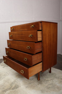 English Midcentury Chest of Drawers by Avalon c.1960