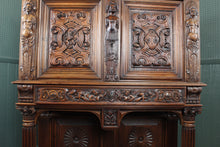 Load image into Gallery viewer, Fantastic Carved Walnut  French Renaissance Revival Cabinet c.1830