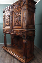 Load image into Gallery viewer, Fantastic Carved Walnut  French Renaissance Revival Cabinet c.1830