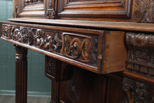Load image into Gallery viewer, Fantastic Carved Walnut  French Renaissance Revival Cabinet c.1830