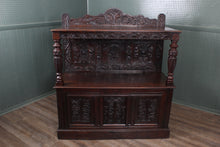 Load image into Gallery viewer, Handcarved 1830s Continental Oak Cabinet