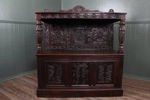 Load image into Gallery viewer, Handcarved 1830s Continental Oak Cabinet