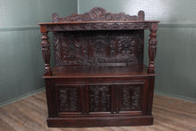 Load image into Gallery viewer, Handcarved 1830s Continental Oak Cabinet