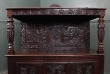 Load image into Gallery viewer, Handcarved 1830s Continental Oak Cabinet