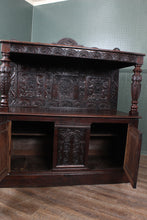 Load image into Gallery viewer, Handcarved 1830s Continental Oak Cabinet