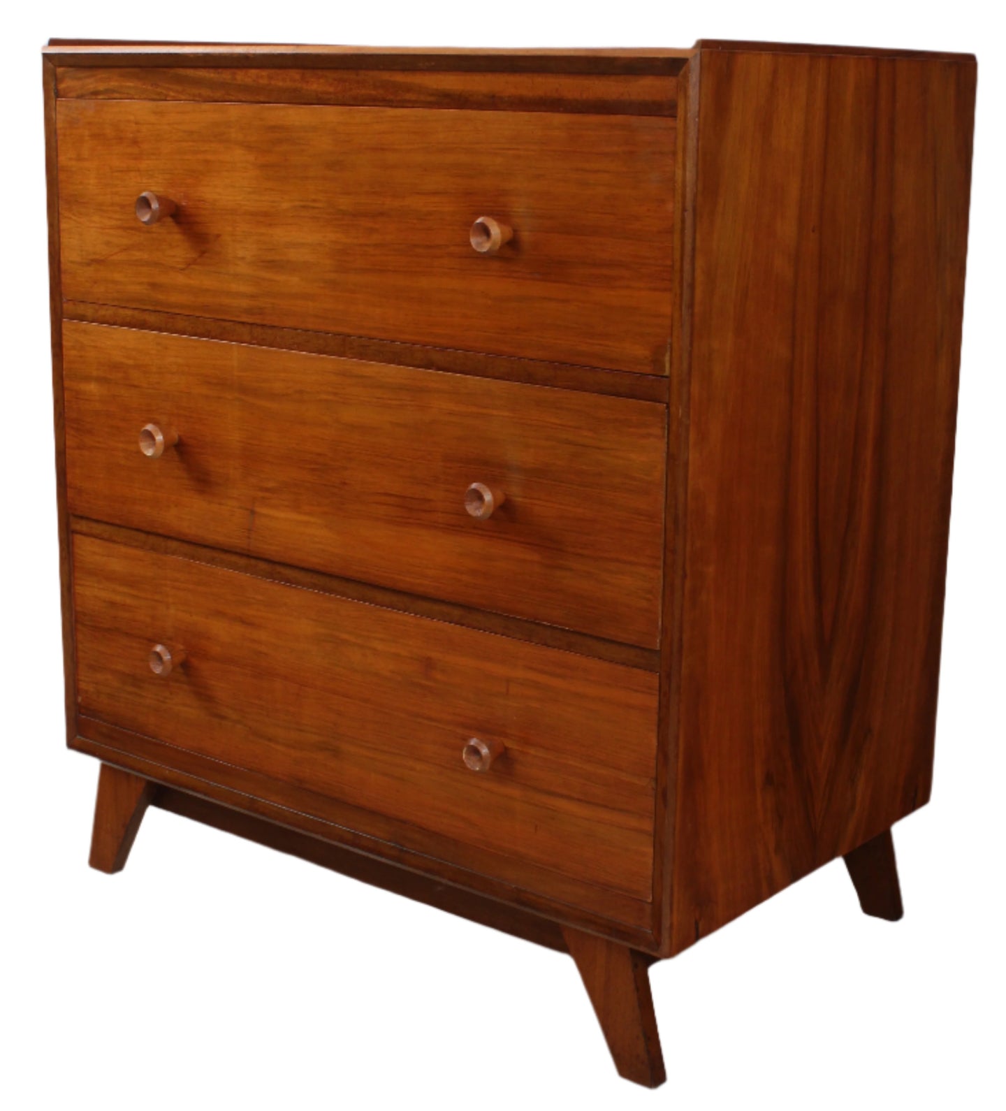 English Solid Midcentury Chest of Drawers c.1960