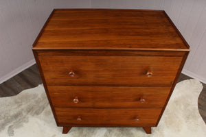 English Solid Midcentury Chest of Drawers c.1960