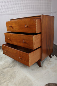 English Solid Midcentury Chest of Drawers c.1960