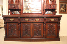 Load image into Gallery viewer, Superb English Mahogany Mirror Backed Sideboard c.1900