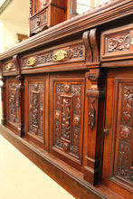 Load image into Gallery viewer, Superb English Mahogany Mirror Backed Sideboard c.1900