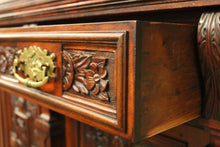 Load image into Gallery viewer, Superb English Mahogany Mirror Backed Sideboard c.1900