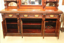 Load image into Gallery viewer, Superb English Mahogany Mirror Backed Sideboard c.1900