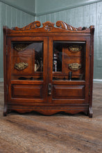 Load image into Gallery viewer, English Oak Tobacco Cabinet c.1900