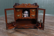 Load image into Gallery viewer, English Oak Tobacco Cabinet c.1900