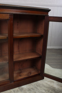 English Mahogany Bookcase c.1900