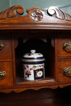 Load image into Gallery viewer, English Oak Tobacco Cabinet c.1900